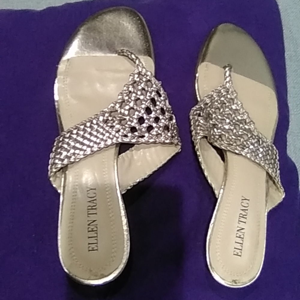 Women's ELLEN TRACY DESIGNER TOESHOE SANDLES